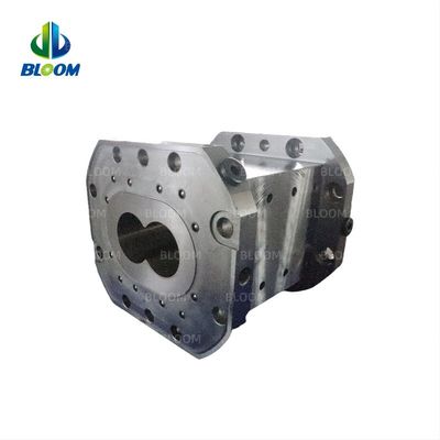 qualità  W6Mo5Cr4V2 Plastic Extruder Barrel For Twin Screw Extruder LDPE/HDPE/PP Film Blowing Extruder Bimetallic Screw Barrel fabbrica