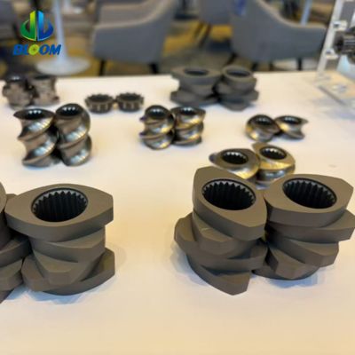 Qualità  (PTR) W6 ultra-fine grain wear-resistant steel extruder parts Twin-Screw Extruder Thread Element Barrel and Shaft fabbrica