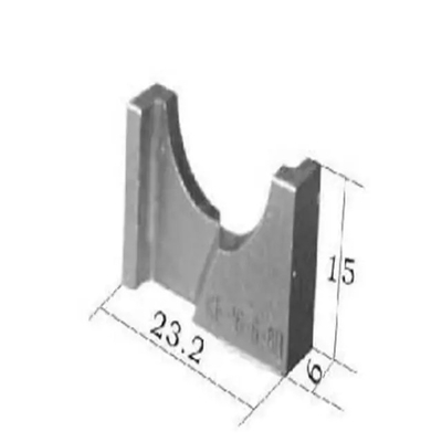 forma su misura apprettatrice manuale di punta delle lame del condimento di 8Rx16 6.5Rx13