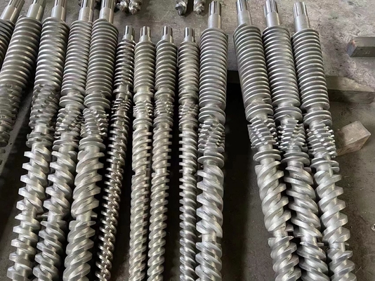 Doppi barilotto e vite conici bimetallici per la macchina di plastica dell'espulsore del PVC