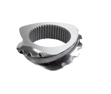 elemento gemellato della vite del doppio espulsore del cono di 65mm per la macchina dell'espulsore del PVC