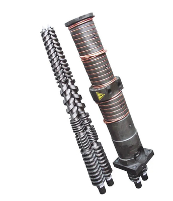 Cilindro Conico Parallelo Bivite PVC PP PS PC PE PET ABS PMMA GPPS