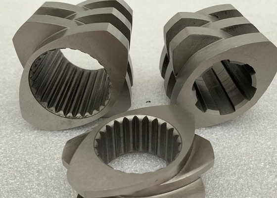 Elementi a vite gemelle di grande diametro Zk320 con resistenza all'usura del materiale in lega bimetallica