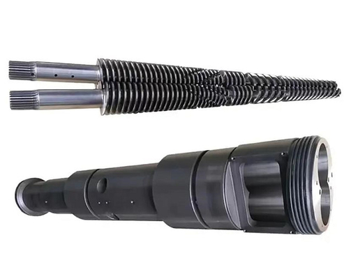51 / 105 barilotto gemellato conico della vite di 65/132 80/156 PVC DOPPIO per l'espulsore di plastica