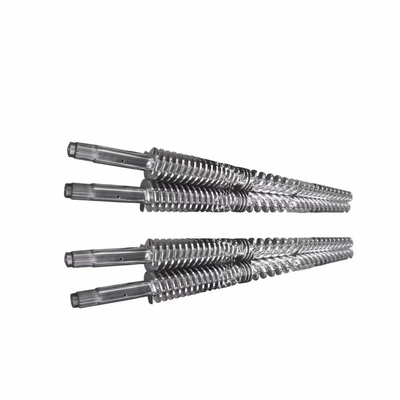 38CrMoAlA Nitrided 51/105 65/132 80/156 barilotti gemellati della vite per l'espulsore di plastica