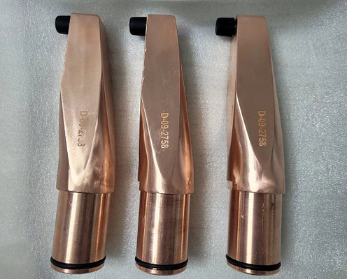 Elettrodi materiali di CUCRZR che saldano il braccio/Bent Shank For Spot Welding della pistola