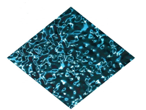 Nuovo strato decorativo di acciaio inossidabile dell'ondulazione di modello di ASTM A240 di piastra metallica