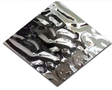 Nuovo strato decorativo di acciaio inossidabile dell'ondulazione di modello di ASTM A240 di piastra metallica