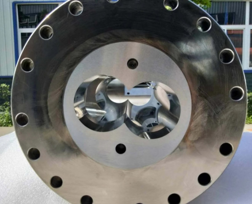 Barilotto gemellato dell'estrusore a vite per Buhler 90 utilizzato nella varia applicazione di trasformazione dei prodotti alimentari