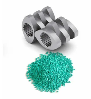 Parti di ricambio per estrusori Elemento a vite e canna per la lavorazione della plastica Produzione di particelle estruse
