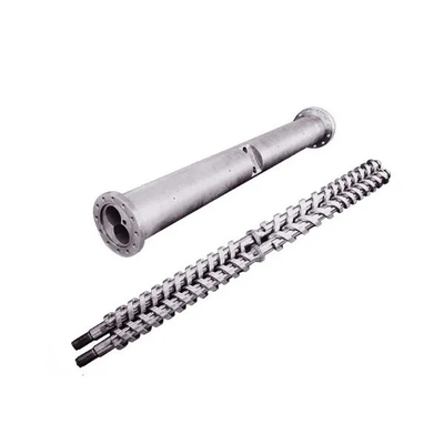 Vite bimetallica e barilotto del PVC dell'HDPE con i pezzi meccanici della flangia
