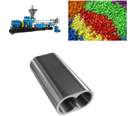 Parti di ricambio per estrusori Elemento a vite e canna per la lavorazione della plastica Produzione di particelle estruse