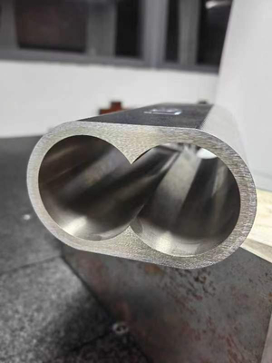 Bimetallo Nickel Chrome Tungsteno Composite Sleeve / Insert per estrusori resistente alla corrosione