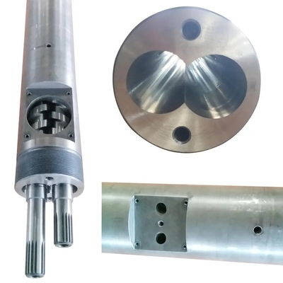 Barilotto gemellato parallelo Mikrosan MCV55 MCV67 MCV68 MCV110 MCV135 della vite del PVC