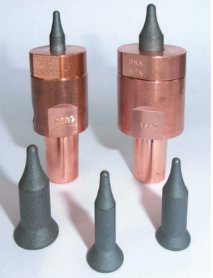 Combinazione di elettrodo inferiore e portaelettrodo inferiore KCF Guida PIn per dadi di saldatura