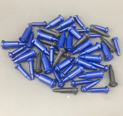 Guida ceramica in zirconia blu / pin di saldatura con resistenza all'usura estremamente elevata
