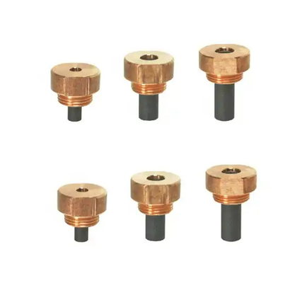 KCF Sleeve Bolt For Stud Welding Electrodes Dimensione personalizzata / Disegno CuCrZr Per lamiera di acciaio al carbonio