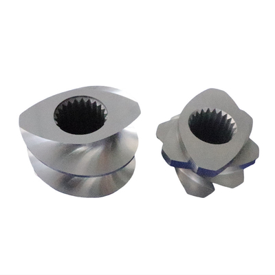Elementi di vite bimetallici resistenti alla corrosione e canna per estrusore di plastica di fluoro gomma masterbatch