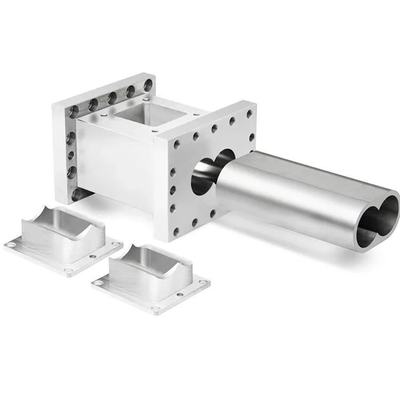 PTFE ETFE FEP PFA PVDF Parti di estrusore in plastica resistente all'usura Set completo di segmenti di vite bimetalliche Barile e rivestimento