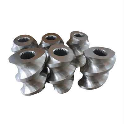 PTFE ETFE FEP PFA PVDF Parti di estrusore in plastica resistente all'usura Set completo di segmenti di vite bimetalliche Barile e rivestimento