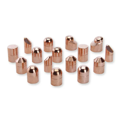 Gli elettrodi di rame di saldatura di resistenza ricoprono le punte per il materiale di consumo della pistola della saldatura a punti