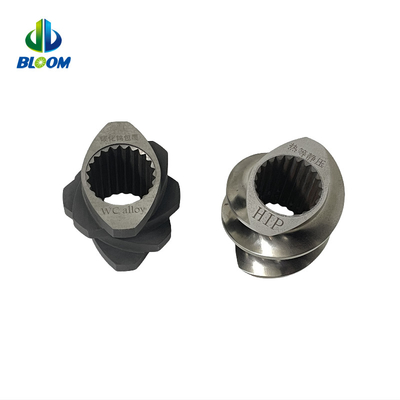 Liner di canna a vite bimetallico resistente all'usura per masterbatch PTFE ETFE FEP PFA PVDF