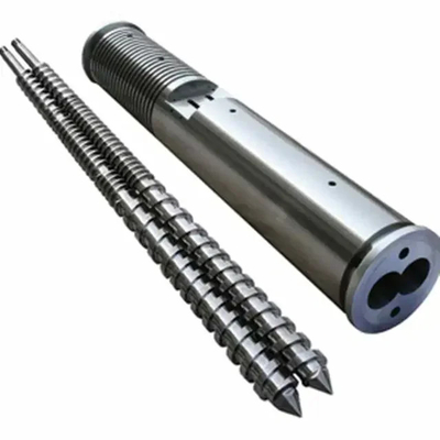 Vetture coniche gemelle con nitruro bimetallico per l'industria WPC PVC PE/Vetture ed botti per estrusori
