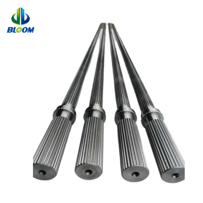 OEM Plastico Twin Extruder Parts Screw Barrel And Liner per la produzione di masterbatch e polimeri