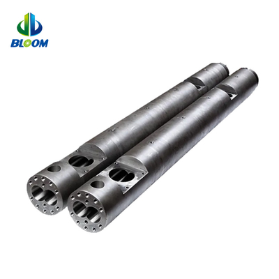 Customized High Efficiency Conical Twin Screw And Barrel per PVC WPC