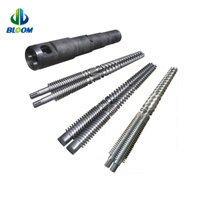 Customized High Efficiency Conical Twin Screw And Barrel per PVC WPC