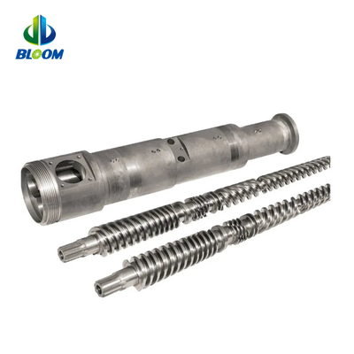 Customized High Efficiency Conical Twin Screw And Barrel per PVC WPC