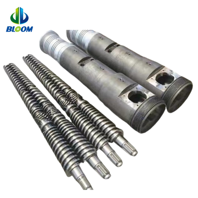 Customized High Efficiency Conical Twin Screw And Barrel per PVC WPC