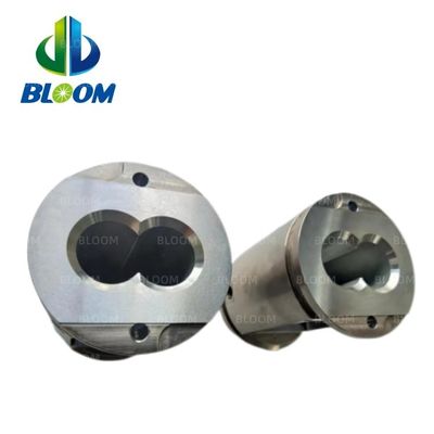 Elementi di vite di estrusore di plastica per barili efficienti W6mo5cr4v2 Materiale per estrusioni a doppia vite