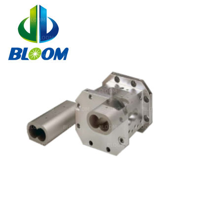 W6Mo5Cr4V2 Barrel di estrusore in plastica per estrusore a doppia vite LDPE/HDPE/PP Film blowing extruder Barrel a vite bimetallico