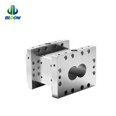 Estrusore a vite bimetallico per albero e canna estrusore per la produzione di PEEK