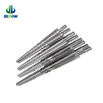 Bimetallico Conico Twin Screw And Barrel Per PVC WPC Pipe Sheet