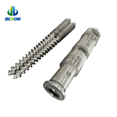 Bimetallico Conico Twin Screw And Barrel Per PVC WPC Pipe Sheet