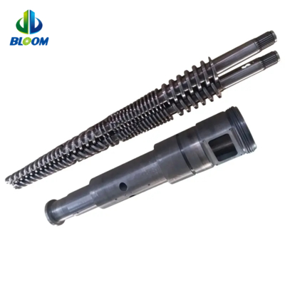 Bimetallico Conico Twin Screw And Barrel Per PVC WPC Pipe Sheet