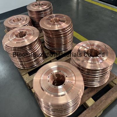 Ruota di saldatura a cucitura in lega CuCrZr per saldatura a resistenza