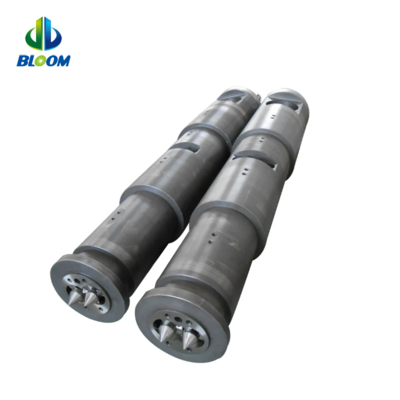 Bimetallico conico a doppia vite per estrussione di plastica e gomma ad alta precisione