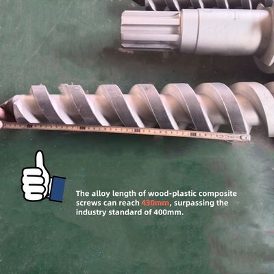 Barrillo a doppia vite conico 38CrMoAlA ad alta precisione per la compressione progressiva nell'estrusione di materie plastiche e gomma