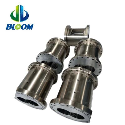 Cilindro estrusore a doppia vite bimetallico HIP con durezza 58-62HRC e materiale PM-HIP WR14 Certificato ISO9001
