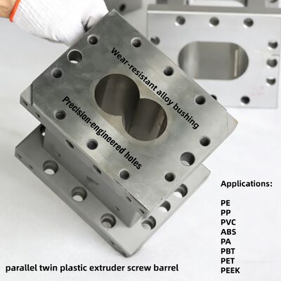 Barrillo a vite doppie in lega di nichel personalizzato con resistenza all'usura e design modulare per estrusione ad alta coppia