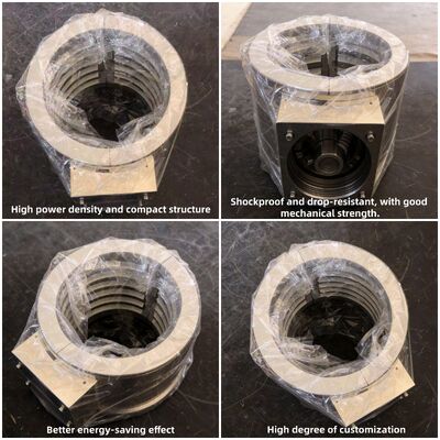 Scaldavivande a cinghia in alluminio pressofuso con alta efficienza termica, distribuzione uniforme del calore e costruzione durevole per macchine per materie plastiche