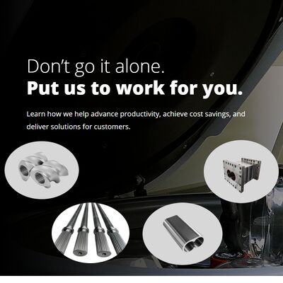 Parti di estrusore a vite gemelle a precisione CNC con resistenza all'usura e alla corrosione in dimensioni personalizzate