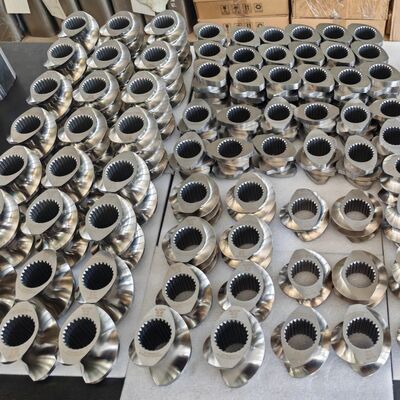 Modular Twin Extruder Screw Elements with Wear and Corrosion Resistance for PA6 PA66 Processing via CNC Precision Machining