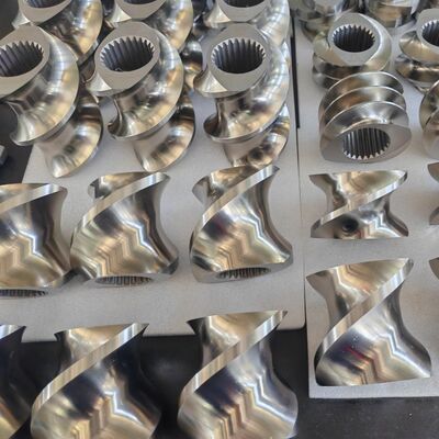 Wear and Corrosion Resistant Twin Screw Extruder Elements with CNC Precision Machining and HRC 58-62 Hardness