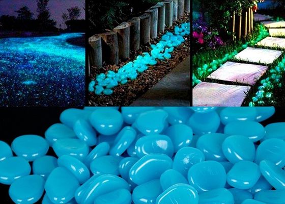 pietra luminosa dei ciottoli della resina della decorazione del giardino di 3mm