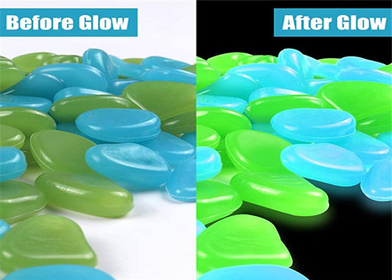 I ciottoli luminosi resistenti all'uso emettono luce pietre per il giardino
