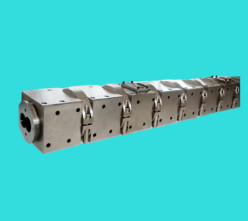 Elementi gemellati paralleli Pip Sheet Extruder bimetallico del barilotto della vite di Berstoff